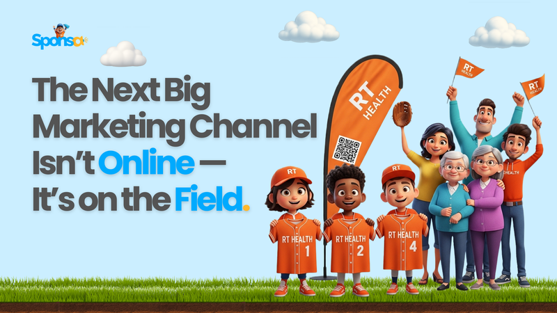 The Next Massive Marketing Channel Isn’t Online – It’s On The Field. 