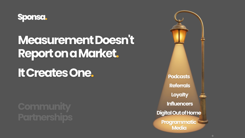 Measurement Doesn't Report on a Market. It Creates One