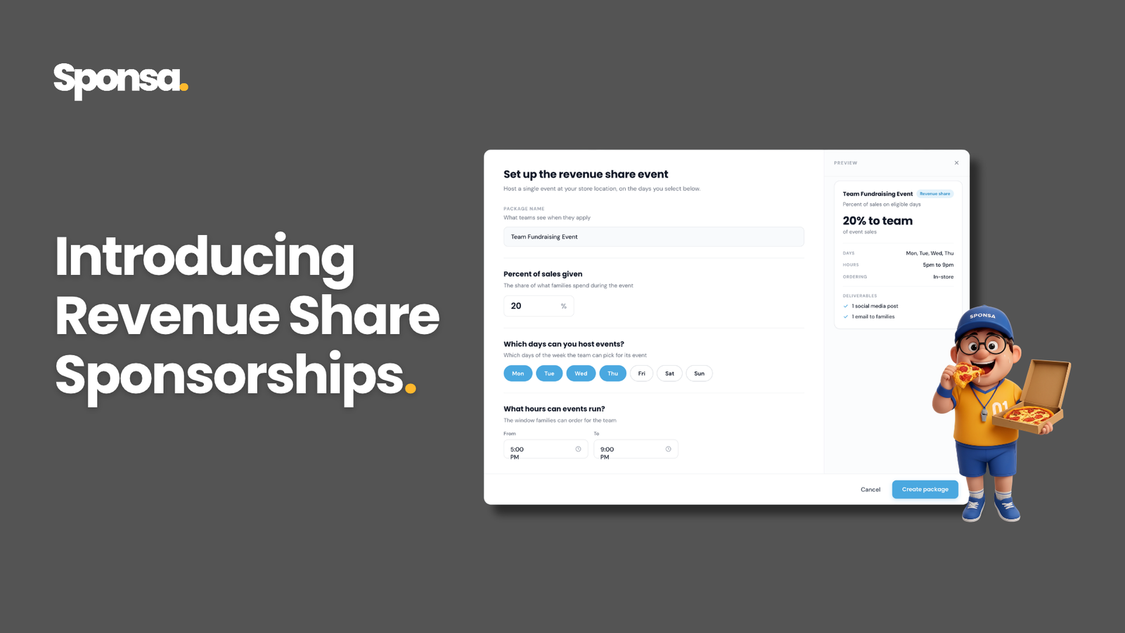Introducing Revenue Share Sponsorships